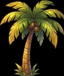 Palm tree silhouette