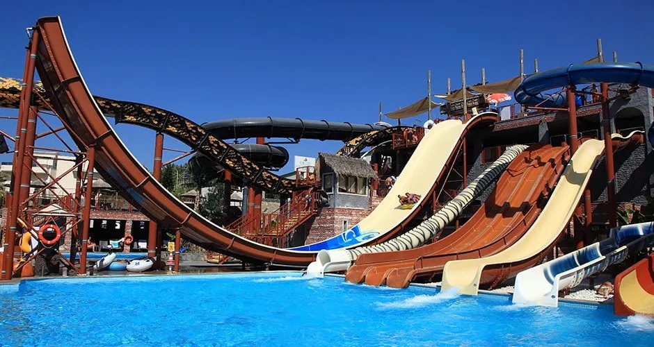 Water slide bottom